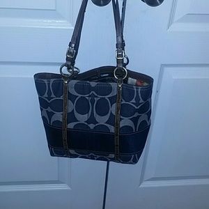 ***SOLD*** Coach denim purse