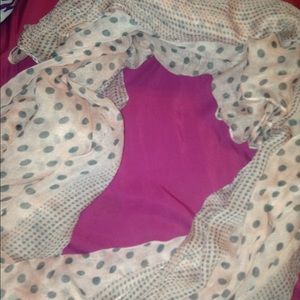 Light pink scarf