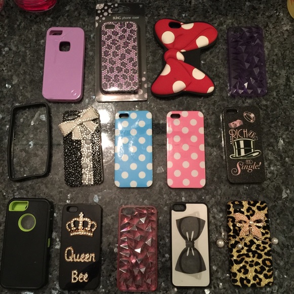 14pc iPhone 5-5s Case BUNDLE