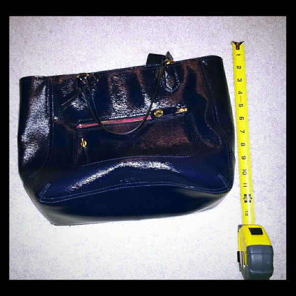 Coach Navy blue tote