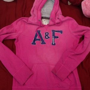 Abercrombie &Fitch pink sweatshirt