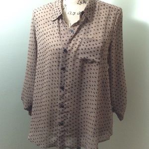 Sheer blouse. NWOT