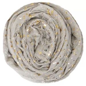 Spun By Subtle Luxury Speckled Metallic Scarf