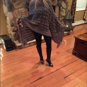 Beautiful Poncho, purchased in Block Island.