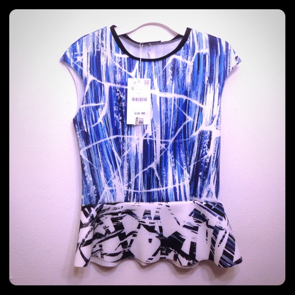 Zara peplum top