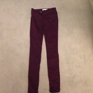 New Maroon Jeans