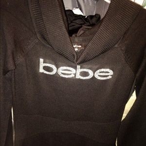 Sale⭐️Bebe🎀shoulder sweater dress sz M