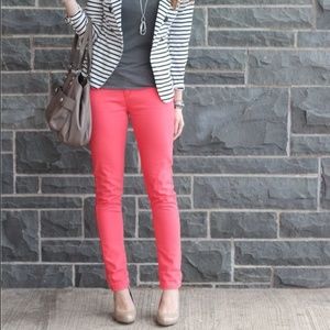 BUNDLED Coral Skinny Jeans
