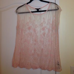 Light Pink Lace Top