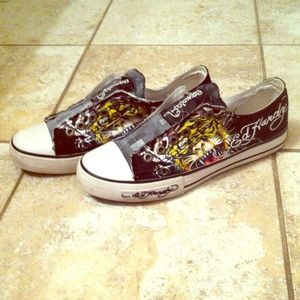 Black Ed Hardy™ Sneakers💯