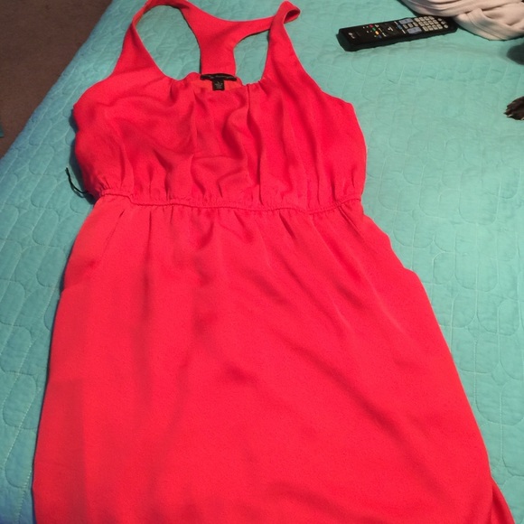 Beautiful coral dress