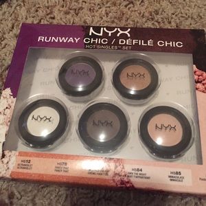NYX runway chic limited edition eye shadows!