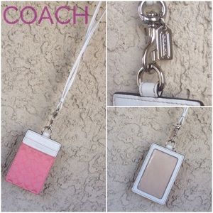 COACH - quick wallet/ luggage tag
