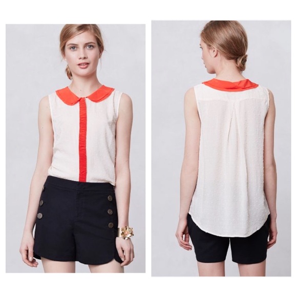 Anthropologie "Louisa Dot Blouse"