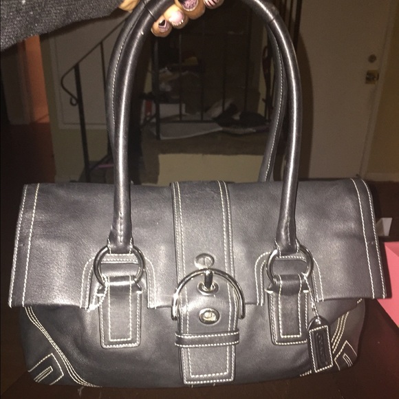 Leather Coach Satchel