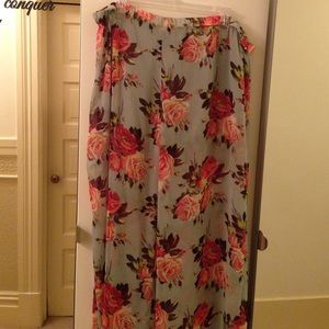 See through flowey pants