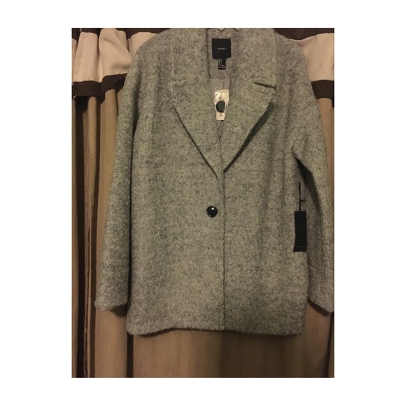 Brand NEW, NEVER WORN Wool-Blended Boucle Coat