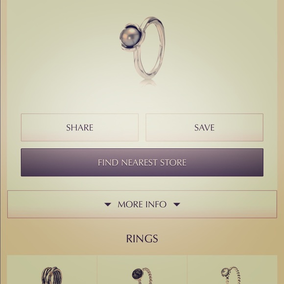 Pandora ring "my wish"