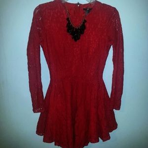 H&M Red Lace Dress