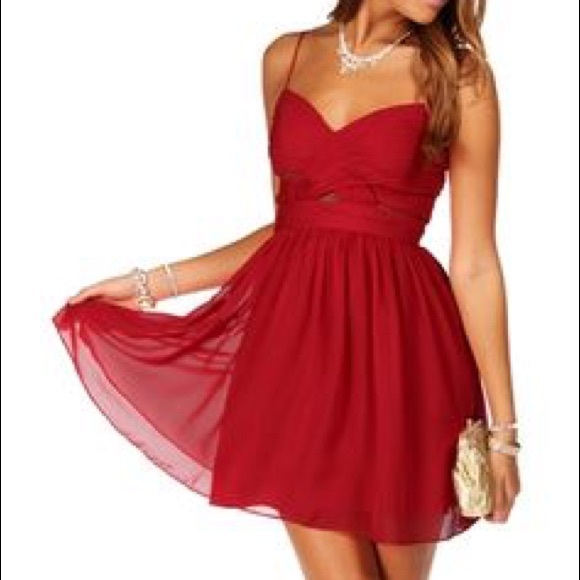 Canary Red Formal/Homecoming Dress