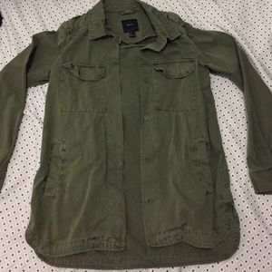 Army green jacket worn twice