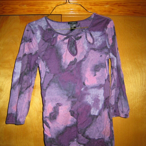 Knit purple top / shirt