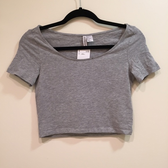 H&M Cotton Crop Tee