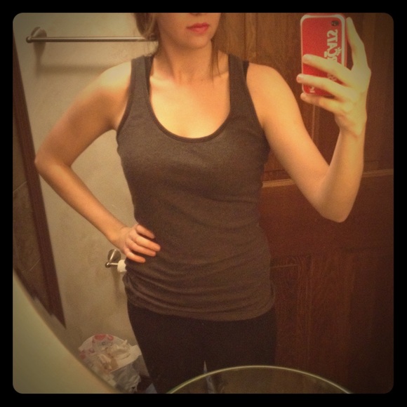 Brown Knit Tank