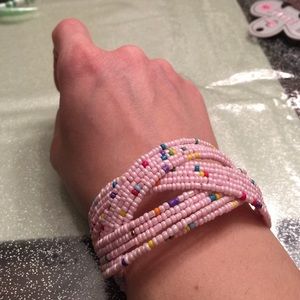 Bracelet Pink Bead