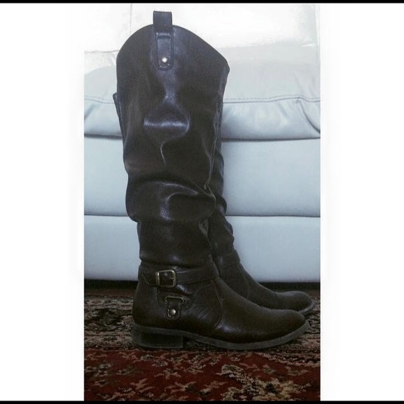 Tall Dark Brown Boots