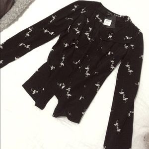 NWT Club Monaco 100% silk shirt