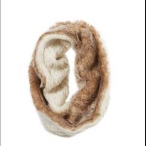 American Eagle Faux Fur Loop Scarf