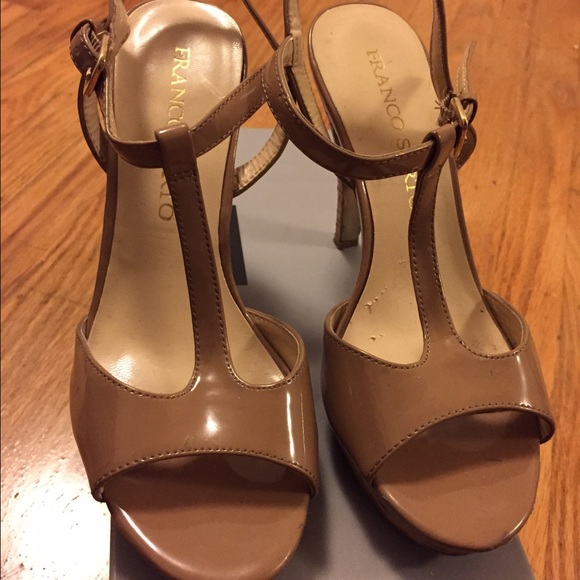 Franco Sarto Patent heels (tan)