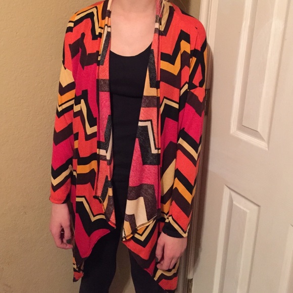 Colorful cardigan