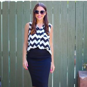 Classic pencil skirt