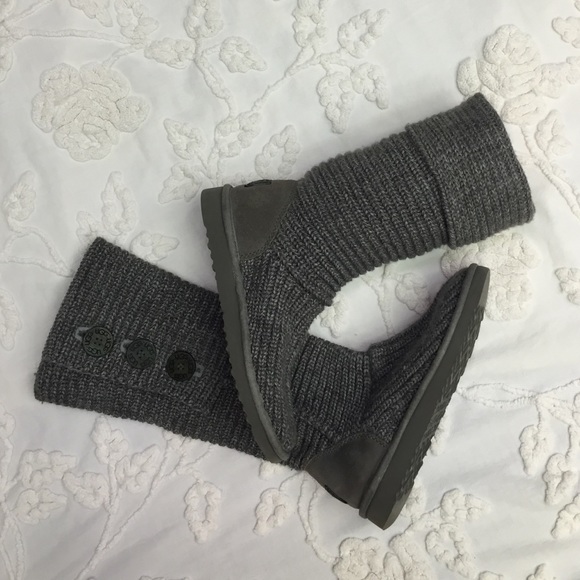 Crochet Ugg Boots - gray