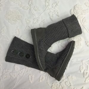 Crochet Ugg Boots - gray