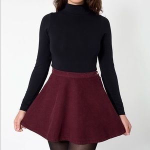 American Apparel Corduroy Circle Skirt