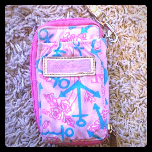 Lilly Pulitzer Cell Phone Carded ID Wristlet