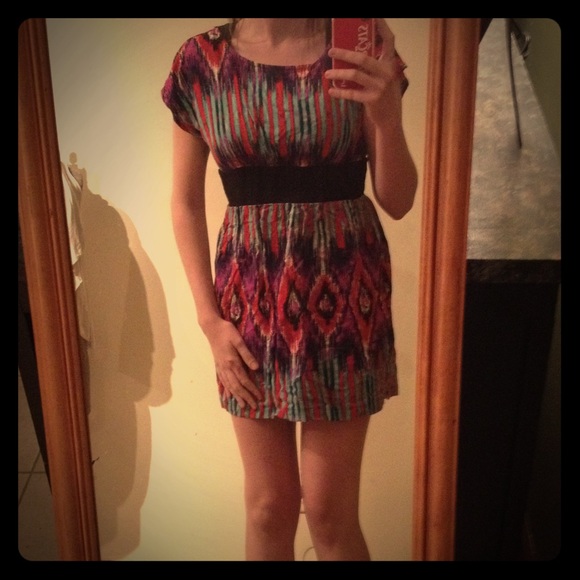 Psychedelic Multi Colored Dress