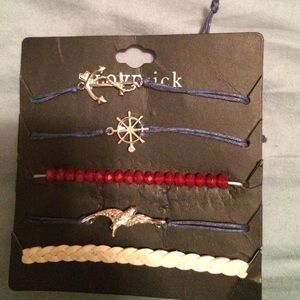 Nautical unworn bracelets