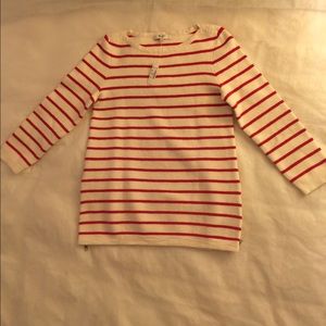 Nwt madewell red striped sweater