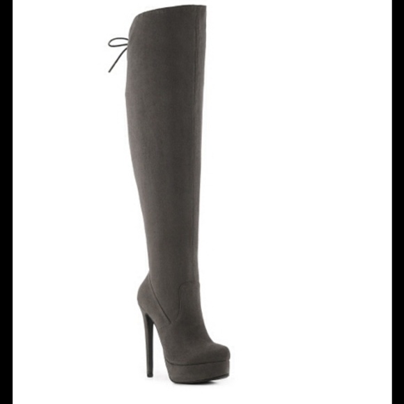 Chinese Laundry over the knee boots.