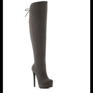 Chinese Laundry over the knee boots.