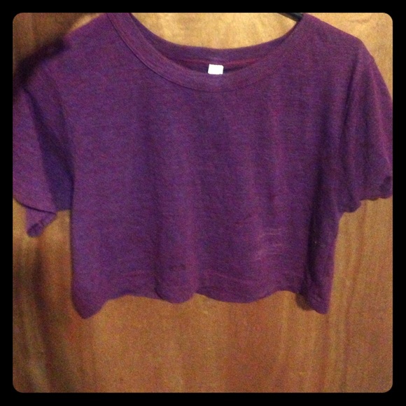 American apparel crop top