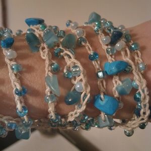 GIFTED   Bohemian style Necklace ~Czech glass