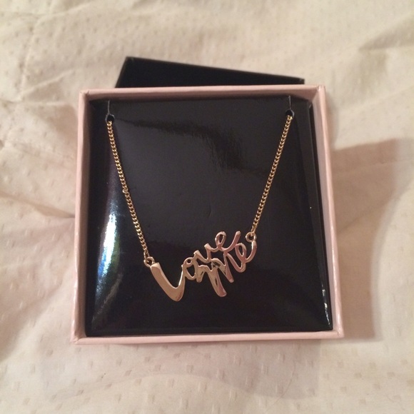 Victoria's Secret "Love Me" necklace