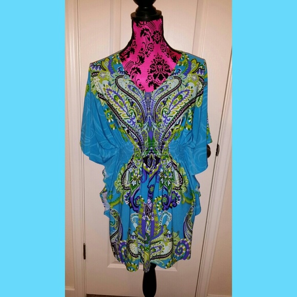 Tunic winged sleeve top