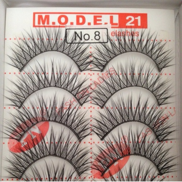 10 pairs of false eyelashes