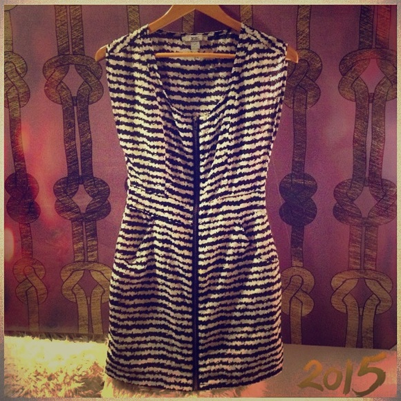 Black and White Lightweight Romper Dress